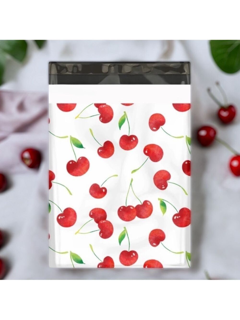25 10X13 Poly Mailers, Cherry Shipping Envelopes PRICE IS FIRM - Picture 4 of 15